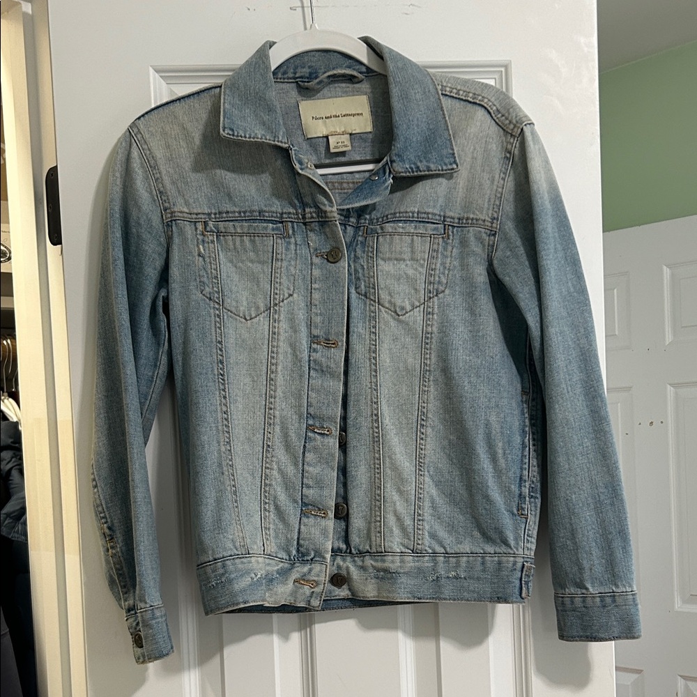 Pilcro Distressed Denim Jacket
